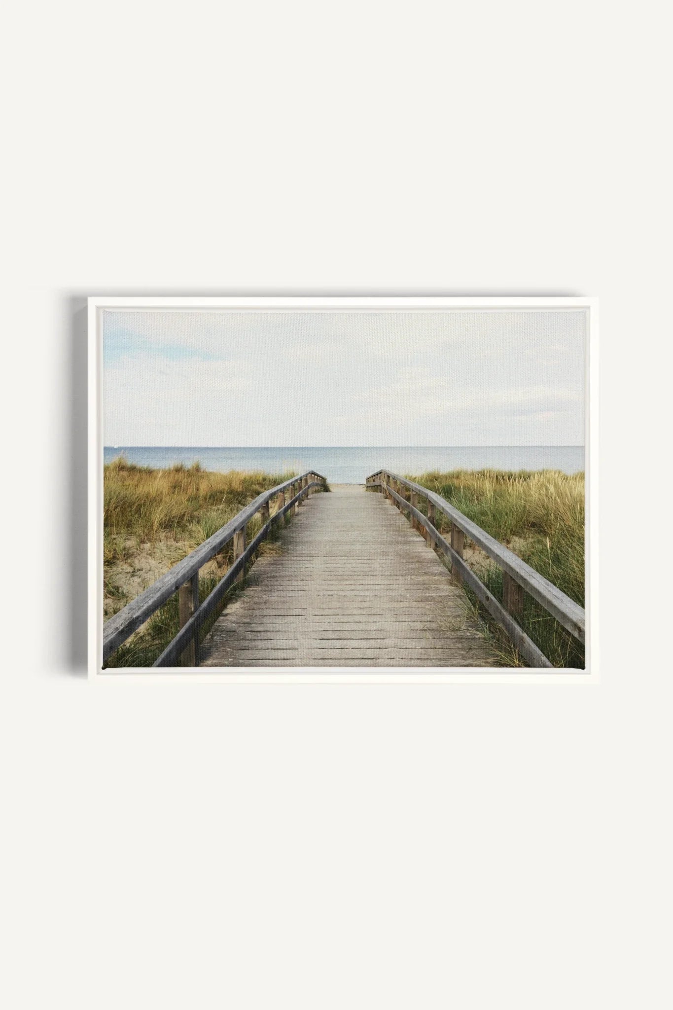 TO THE SEA, Oeuvre sur toile étirée, encadré Blanc