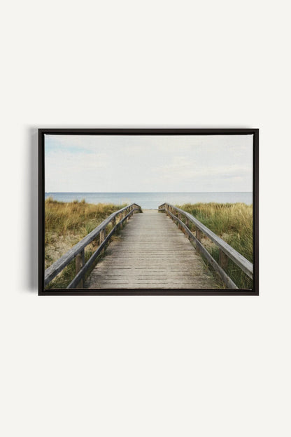 TO THE SEA, Oeuvre sur toile étirée, encadré Noir