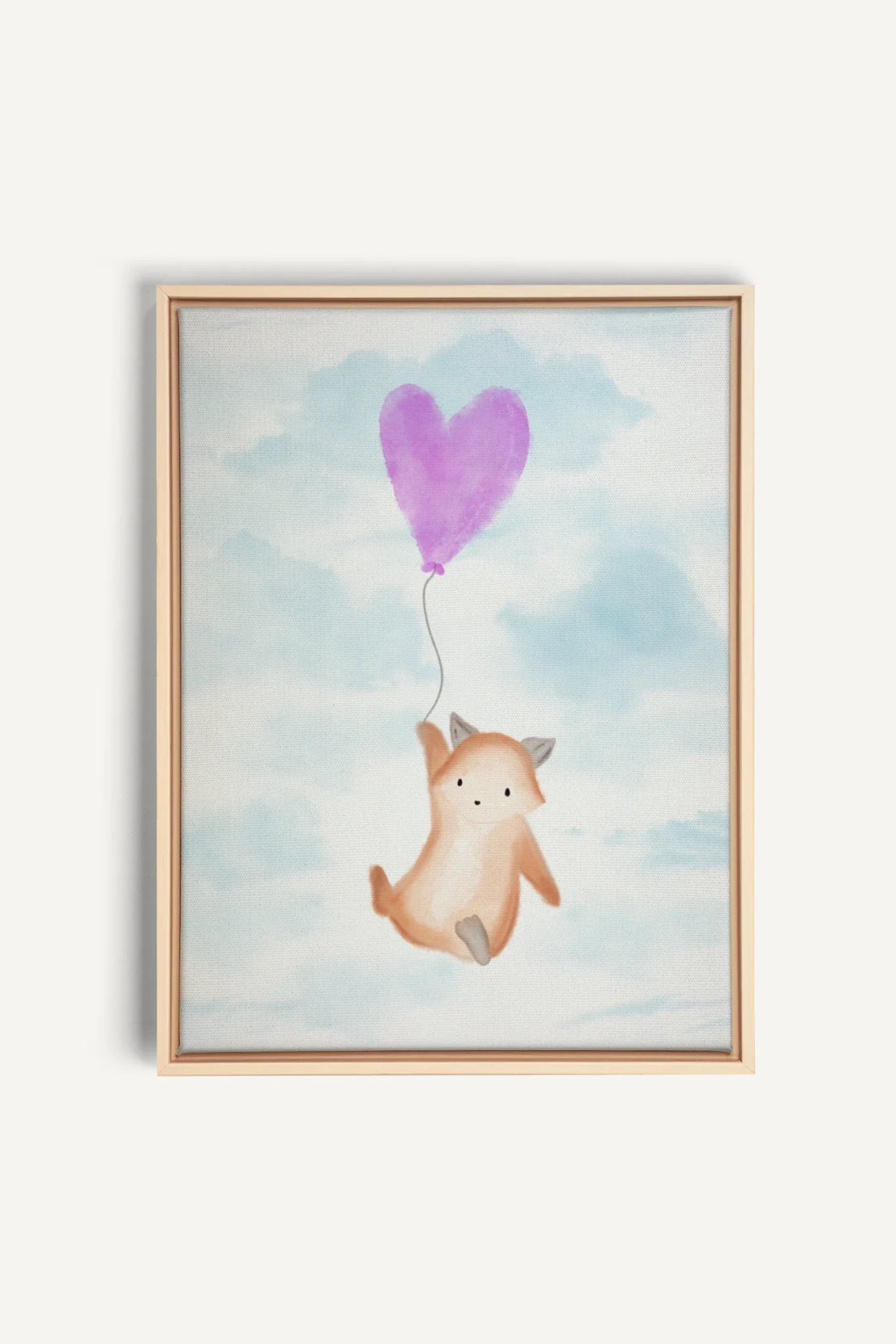 RENARD, Artwork on stretched canvas, framed Natural Light