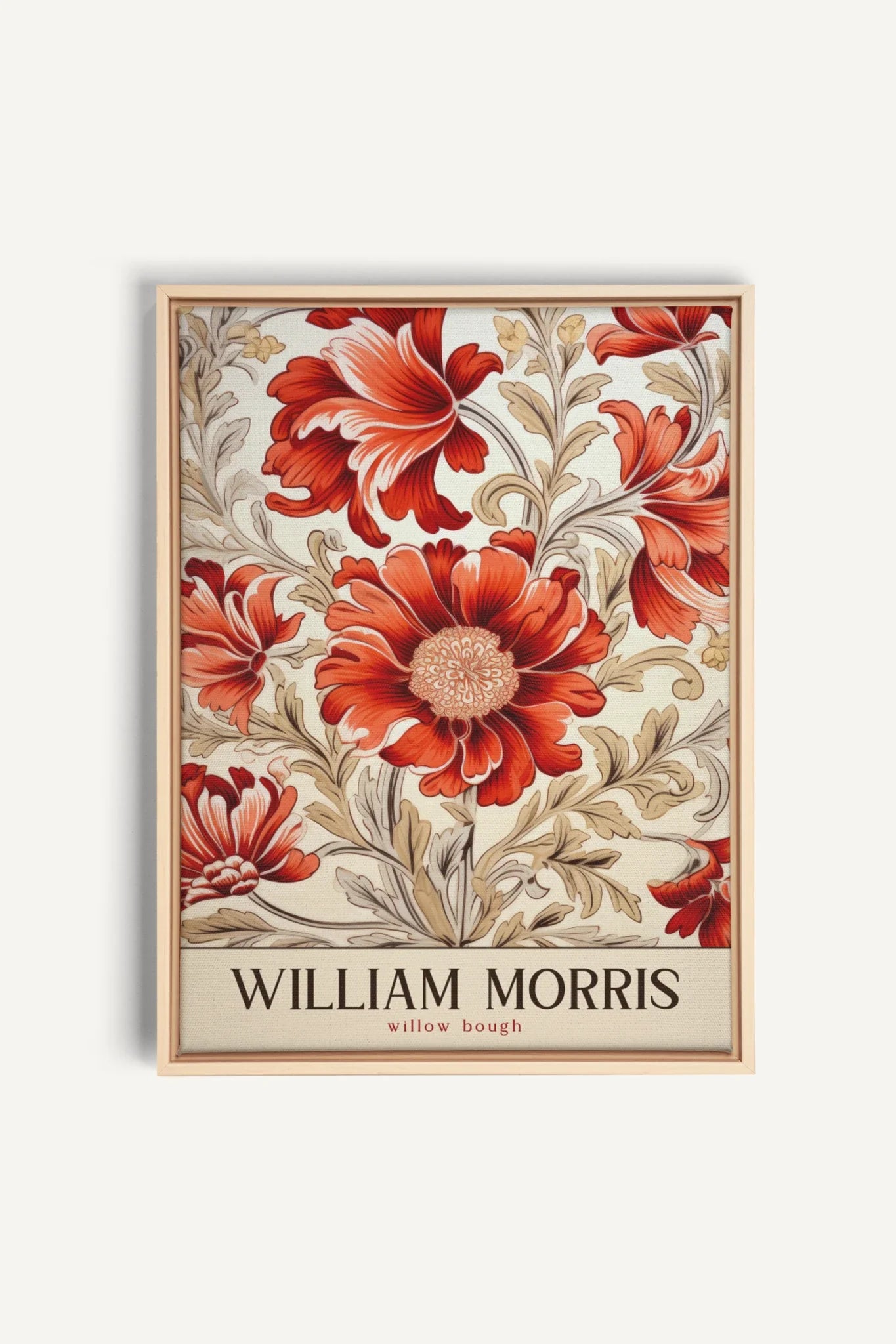 WILLIAM BOUGH, Artwork on stretched canvas, framed Natural Light