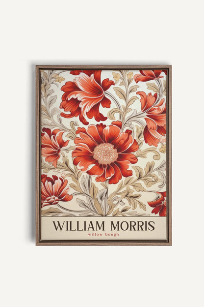 WILLIAM BOUGH, Artwork on stretched canvas, framed in Brown Oak
