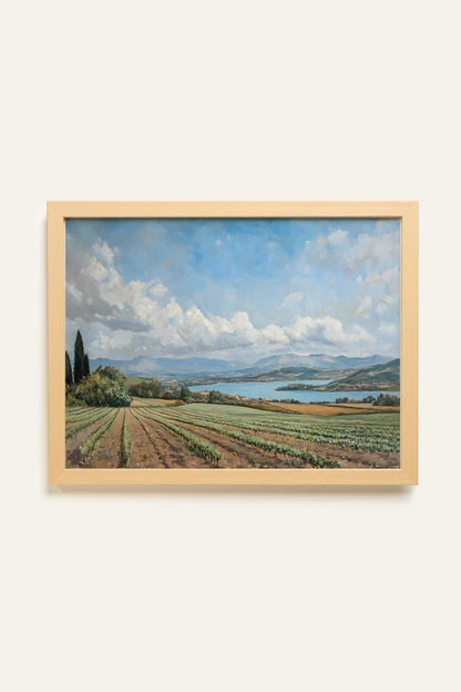 TRANQUIL LAKESIDE, Toile Rigide