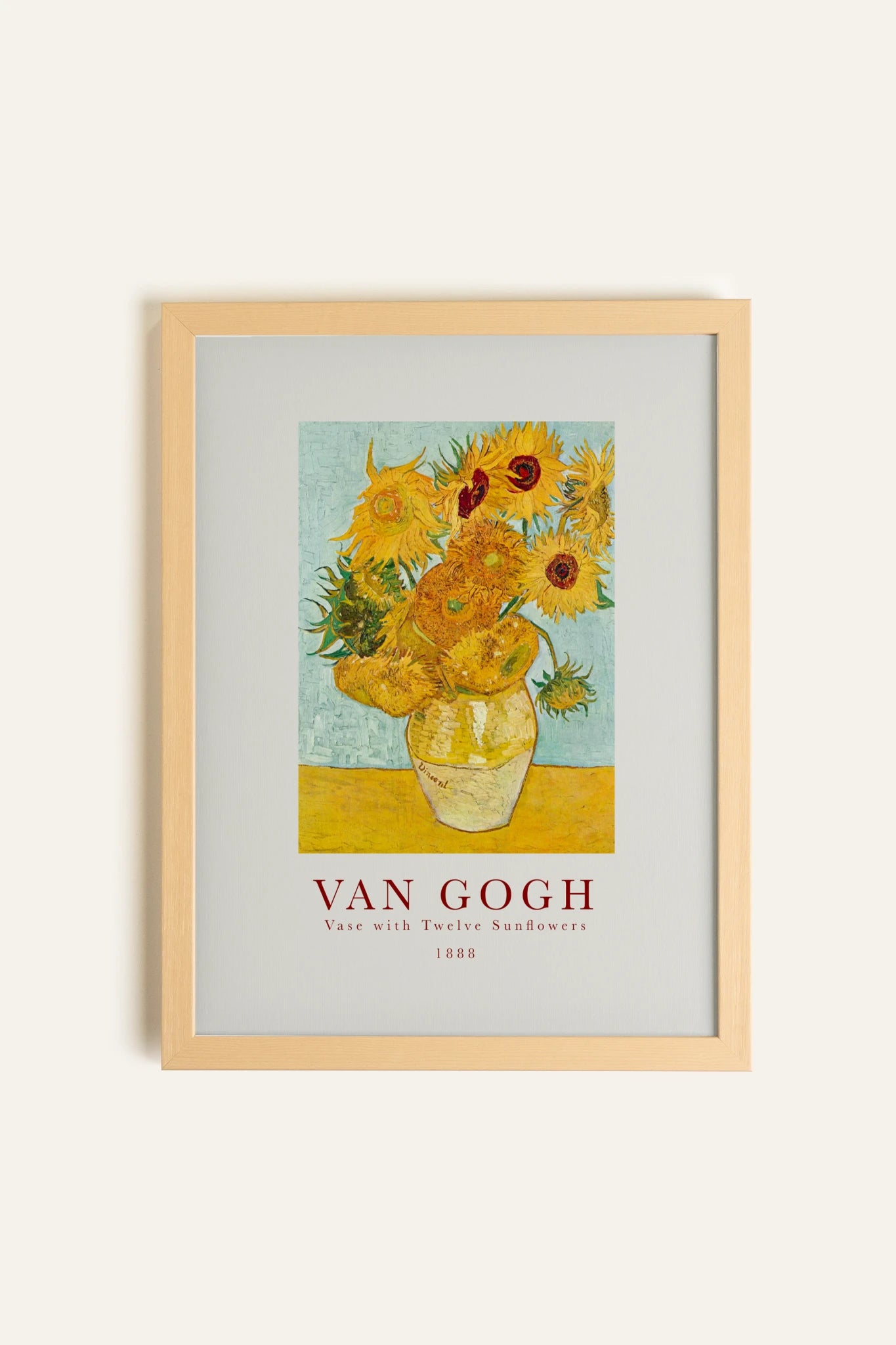 TWELVES SUNFLOWERS, Toile Rigide