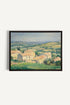 OLEKA CANVAS - VILLAGE IN BLOOM, Oeuvre sur toile étirée, encadré Noir