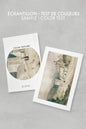VILLAGE, printed canvas
