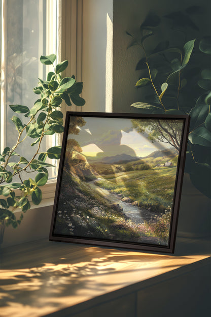 VIRGO'S HAVEN, Work on stretched canvas
