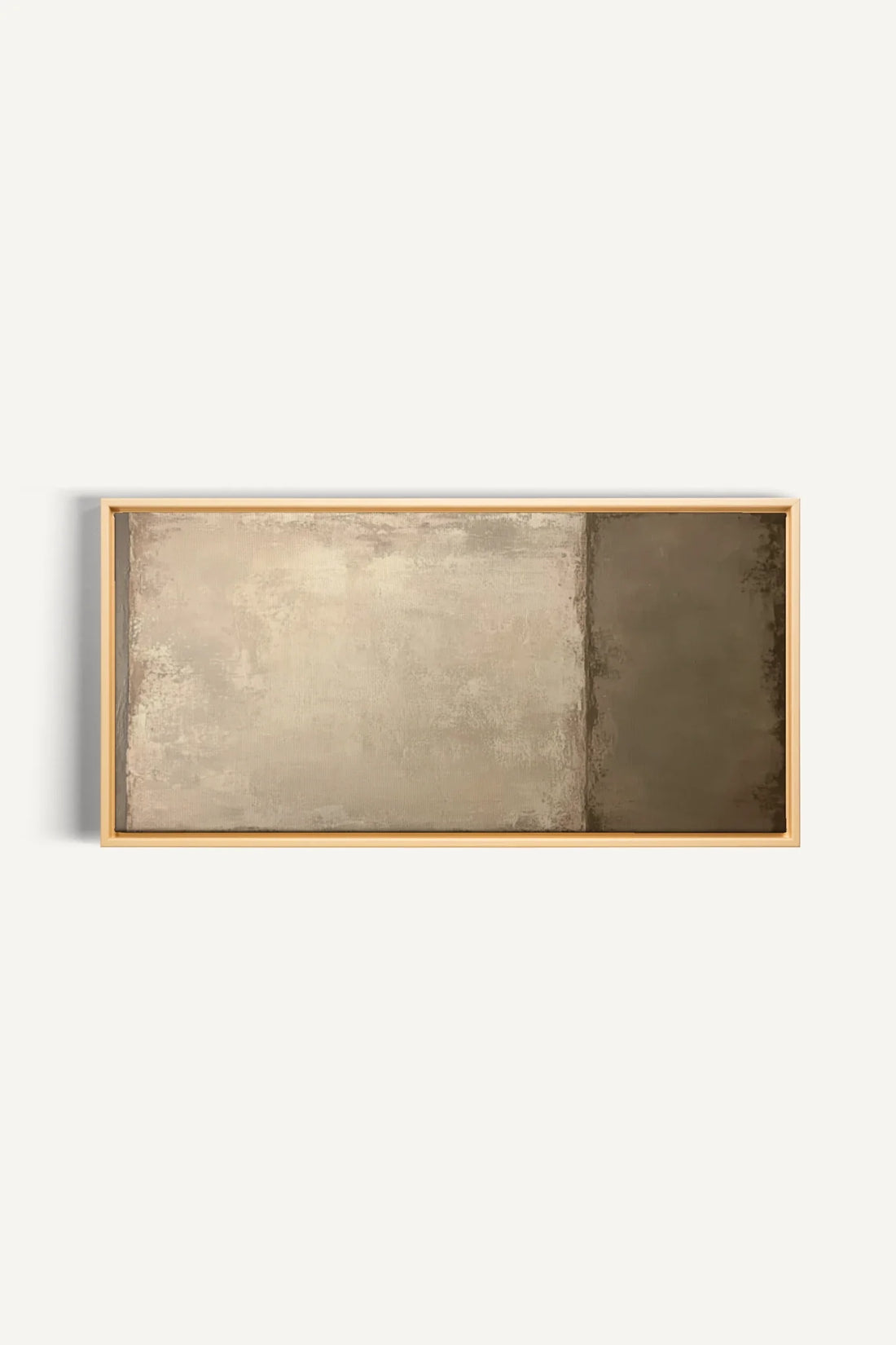 VOILE DE TERRE, Artwork on stretched canvas, framed Natural Light