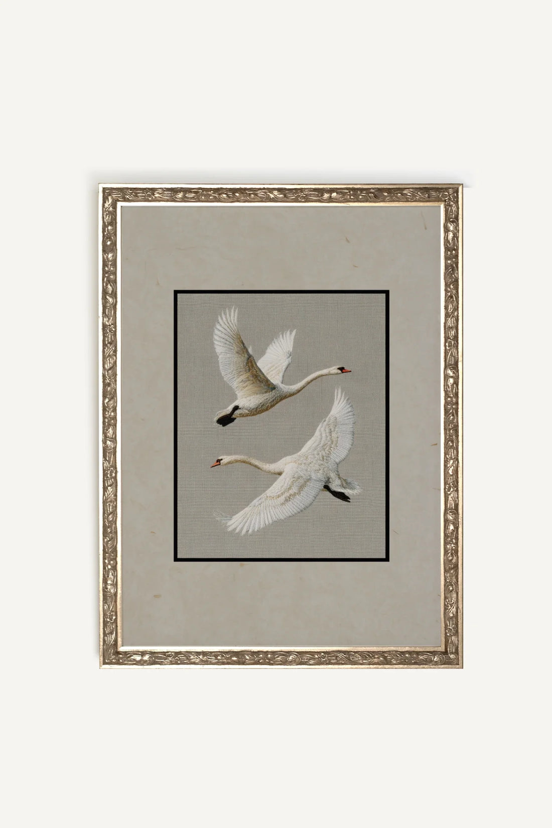 VOL ÉTERNEL, Oeuvre sur toile rigide, encadré Vintage Argent