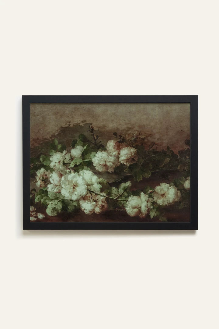 WHITE PEONY, Toile Rigide