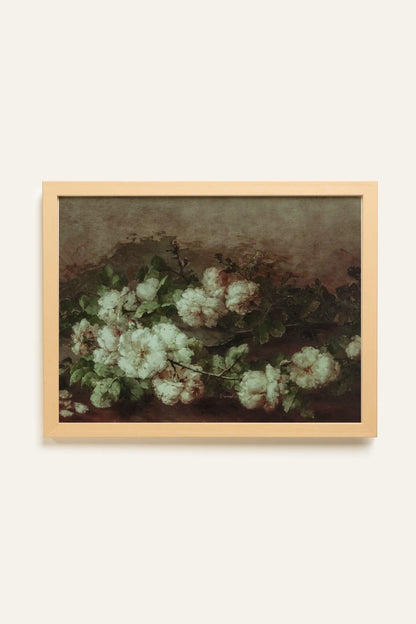 WHITE PEONY, Toile Rigide