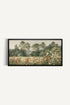 WILD MEADOW toile étirée encadré noir