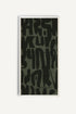 OLEKA CANVAS - WILD SCRIPT, Oeuvre sur toile étirée, encadré Blanc