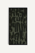 OLEKA CANVAS - WILD SCRIPT, Oeuvre sur toile étirée, encadré Noir