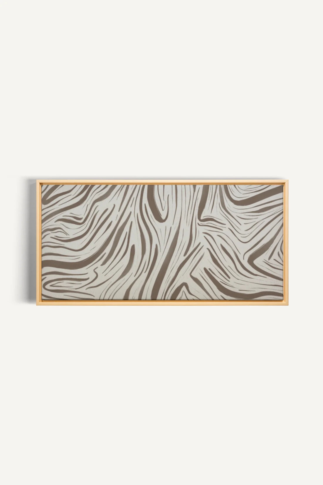 WILD WAVES, Artwork on stretched canvas, framed Natural Light