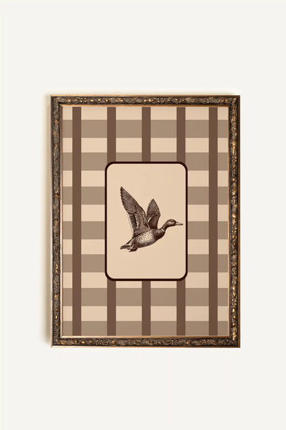 WINGS OF TIME, Oeuvre sur toile étirée, encadré Vintage Bronze
