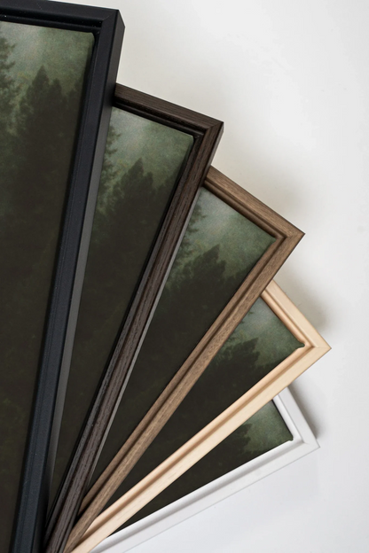 WOODLAND VEIL, Oeuvre sur toile étirée, encadré Naturel Clair