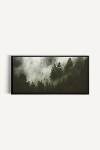 WOODLAND VEIL, Oeuvre sur toile étirée, encadré Noir