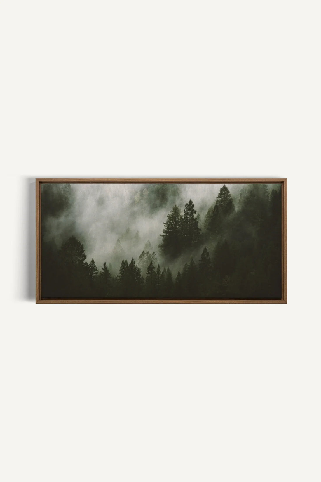 WOODLAND VEIL, Oeuvre sur toile étirée, encadré Brun Chêne