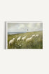OLEKA CANVAS - WOOL & WIND, Oeuvre sur toile étirée, encadré Blanc