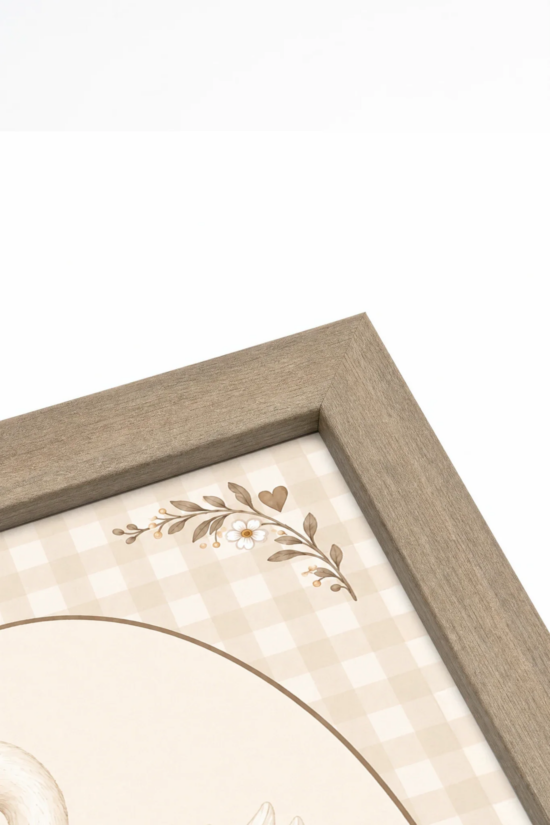 YOU ARE SO LOVED, Oeuvre sur toile rigide, encadré brun chêne