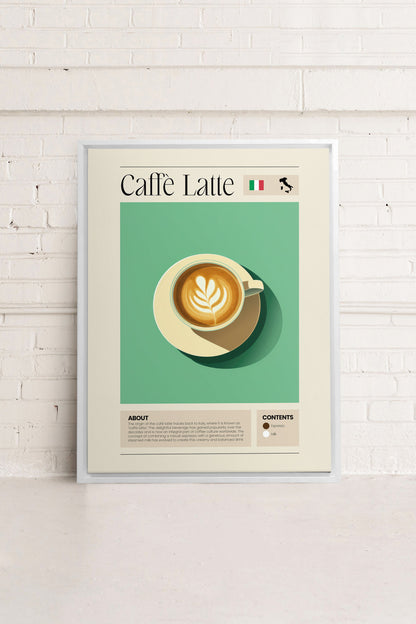 CAFFÈ LATTE, Work on stretched canvas