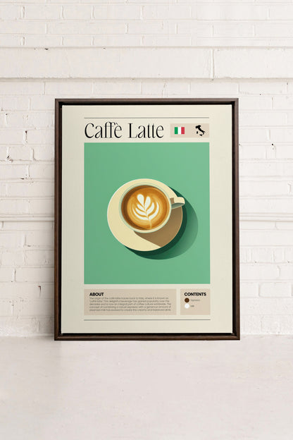 CAFFÈ LATTE, Work on stretched canvas