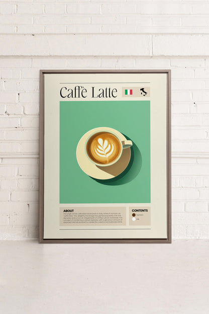 CAFFÈ LATTE, Work on stretched canvas