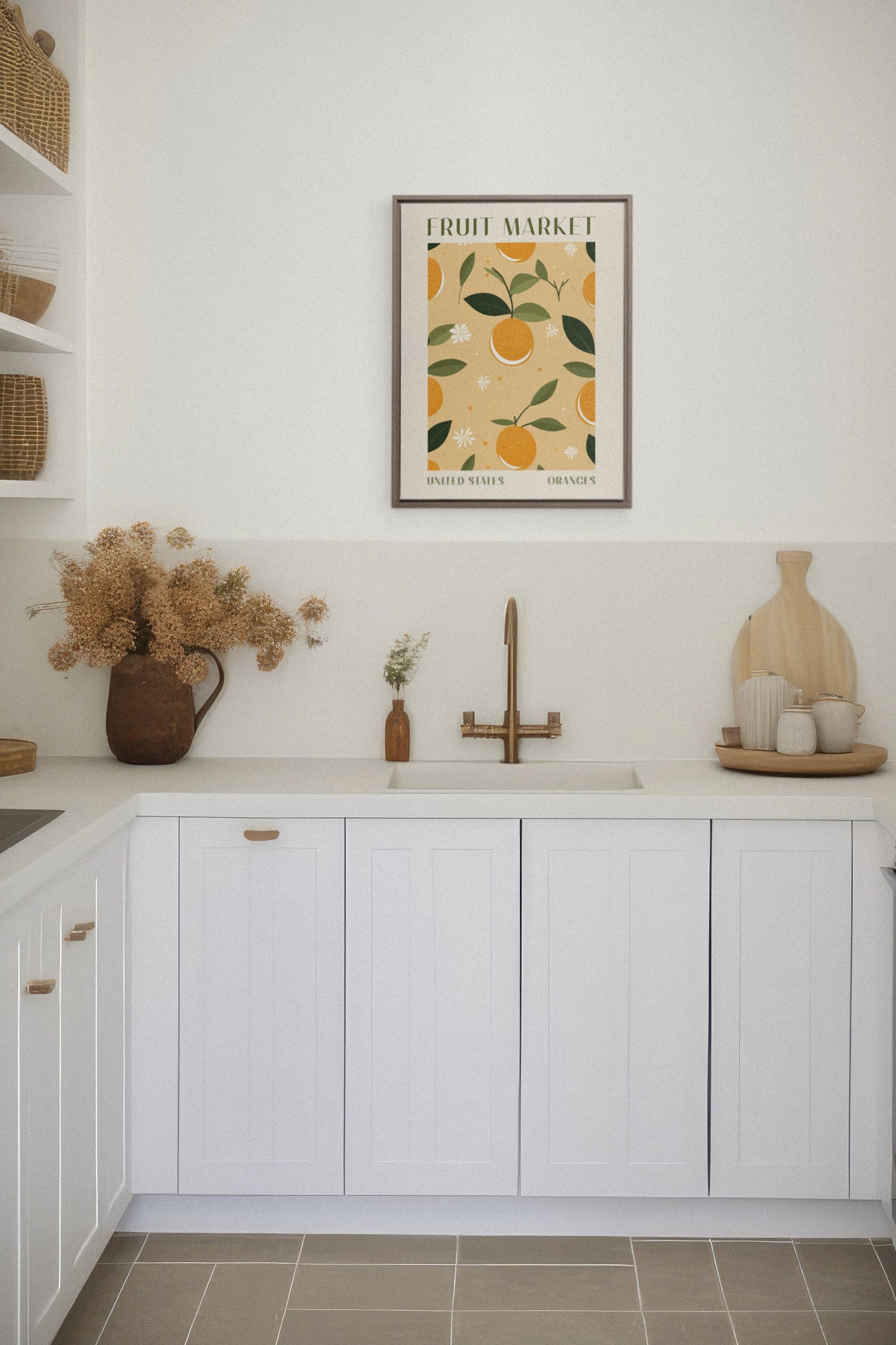 ORANGE TANGO, printed canvas