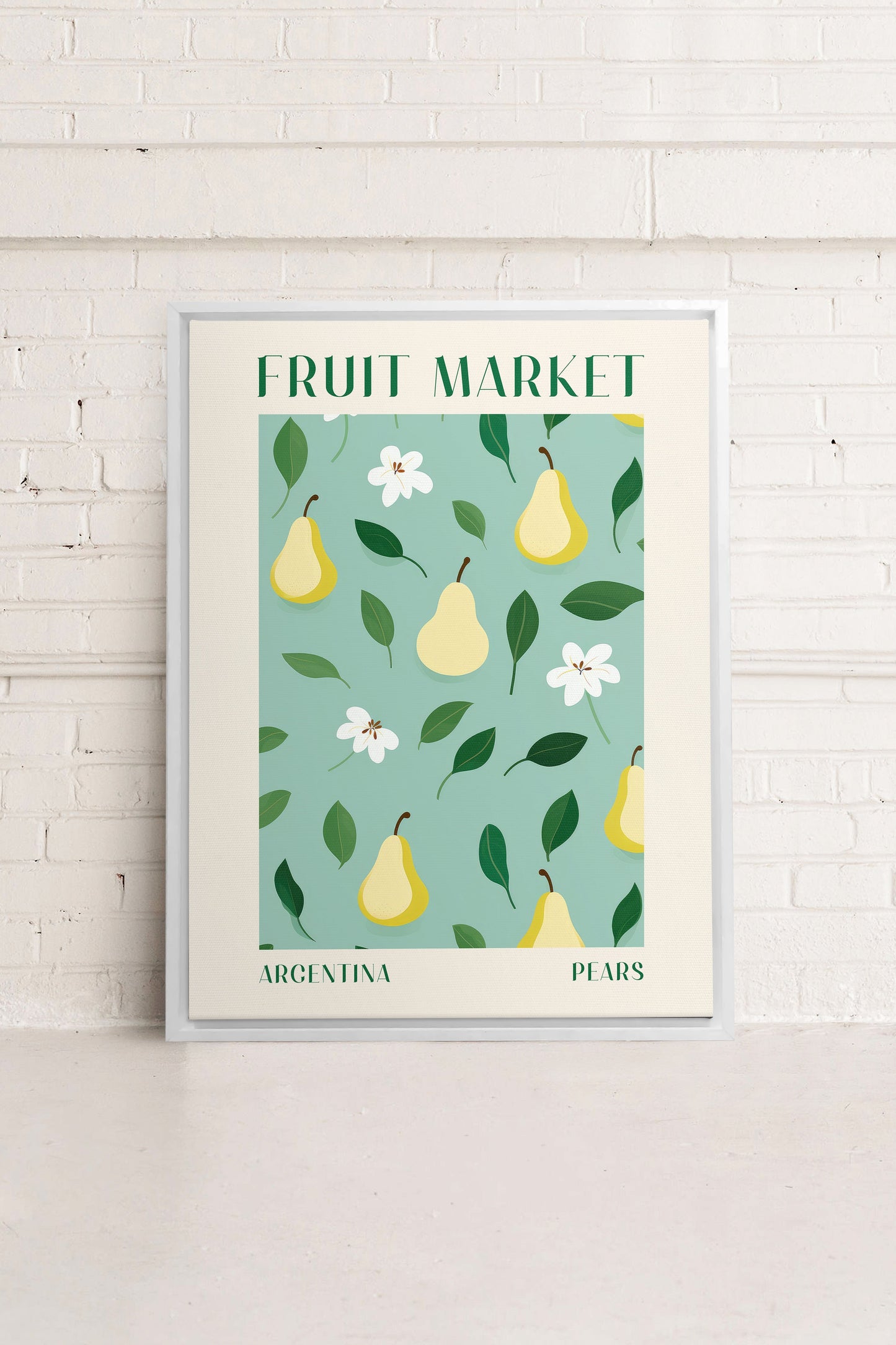PEARS, Work on stretched canvas