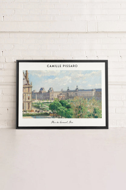 PLACE DU CARROUSEL, Work on stretched canvas