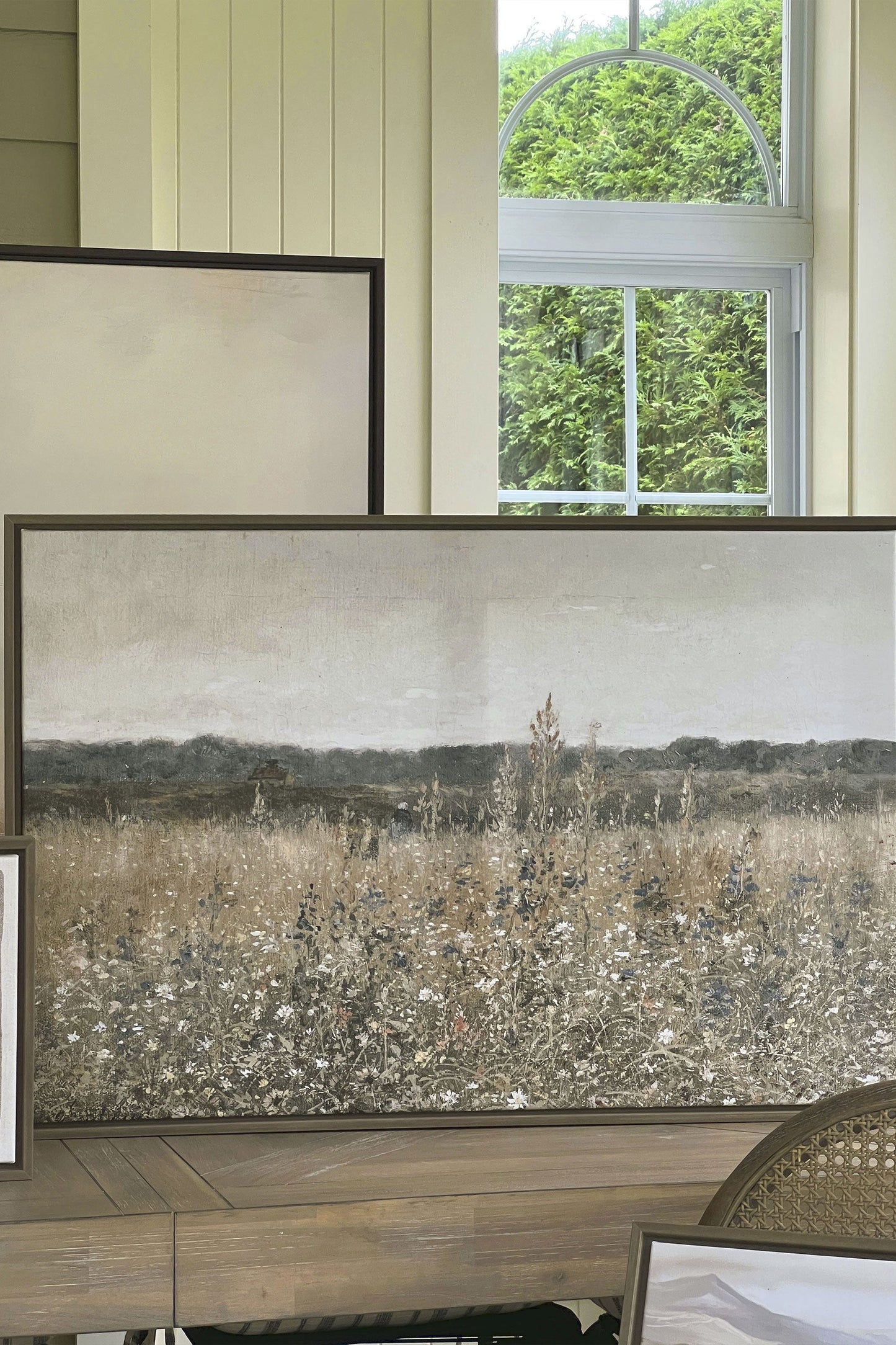 WILDFLOWER FIELD, Oeuvre sur toile étirée