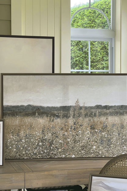 WILDFLOWER FIELD, Oeuvre sur toile étirée