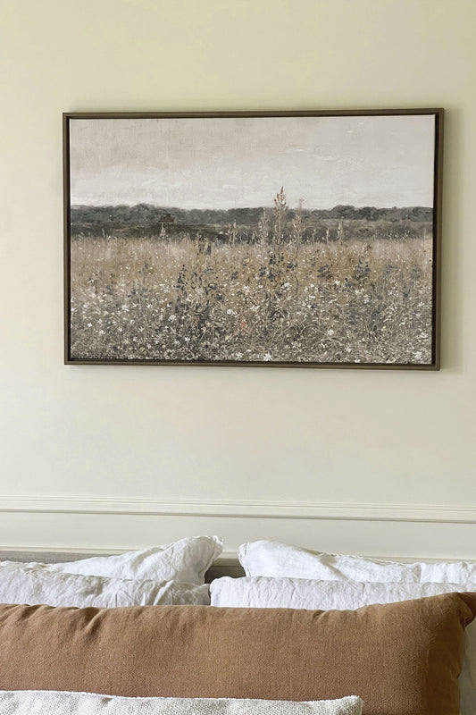 WILDFLOWER FIELD, Oeuvre sur toile étirée